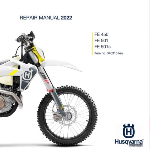 Husqvarna FE 450 2022 Repair manual Pdf
