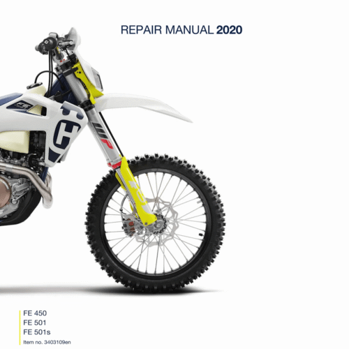 Husqvarna FE 450 FE501 Repair Manual (2020) Pdf