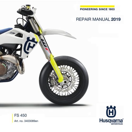 Husqvarna FS 450 Service manual 2019 Pdf