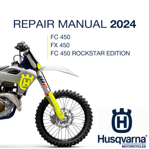 Husqvarna FX 450 Repair manual 2024 Pdf