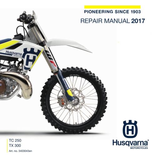 Husqvarna TC 250 TX 300 Service manual 2017 Pdf