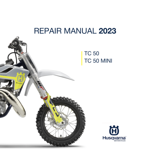 Husqvarna TC 50 Mini Repair manual 2023 Pdf