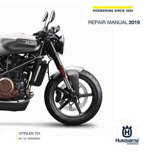 Husqvarna Vitpilen 701 Service manual 2019 Pdf