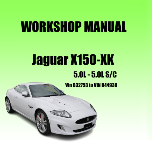 Jaguar XK (X150) 5.0L Repair manual Pdf