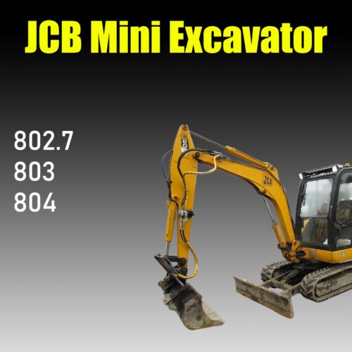 JCB 802.7 Workshop Service manual Pdf