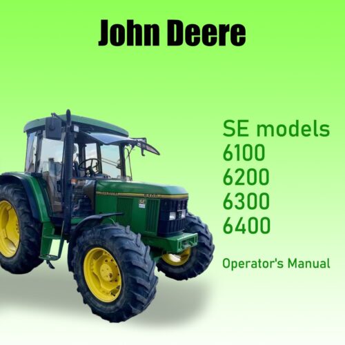 John Deere 6200SE Operator manual Pdf