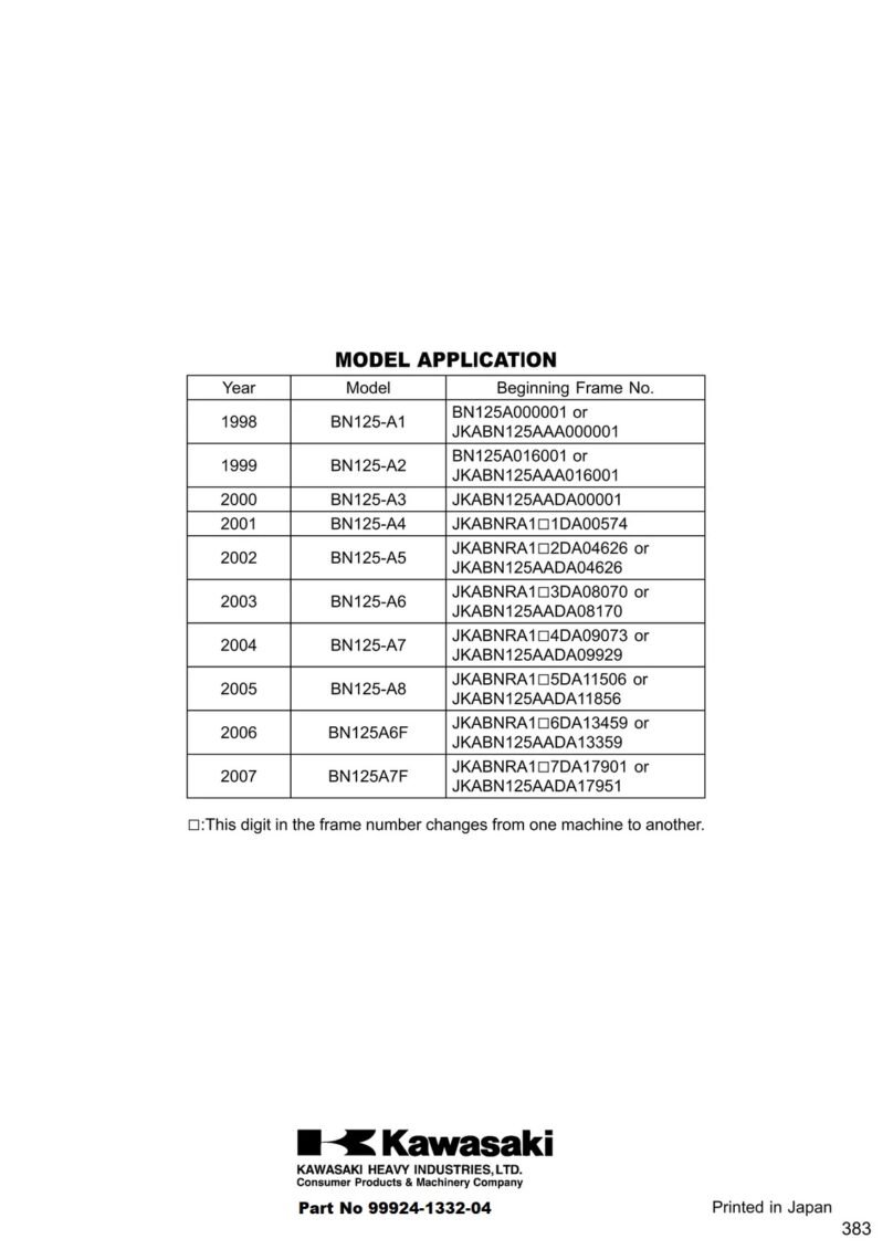 Kawasaki Eliminator 125 1998-2007 Service Manual Pdf