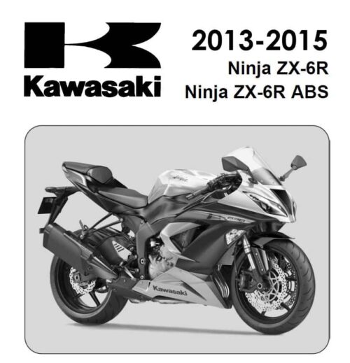Kawasaki Ninja ZX-6R Abs Workshop Manual 2013-2015
