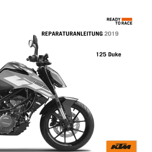 KTM 125 DUKE Reparaturanleitung 2019 Pdf