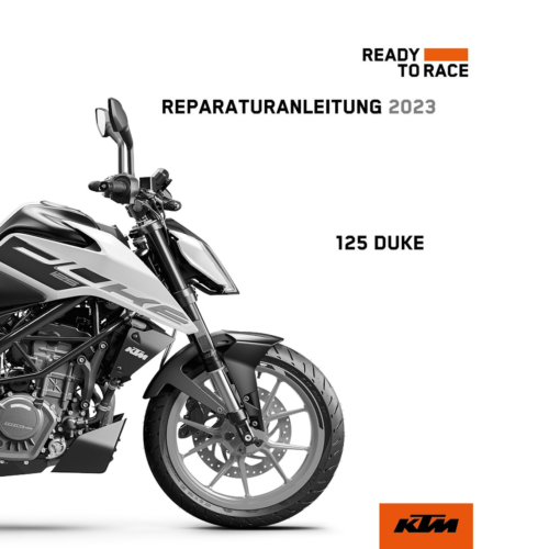 KTM 125 DUKE Reparaturanleitung 2023 Pdf