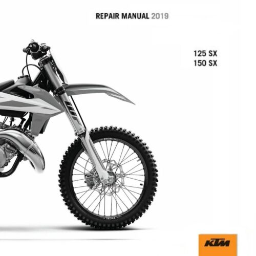 KTM 125SX 150SX Service manual 2019 Pdf