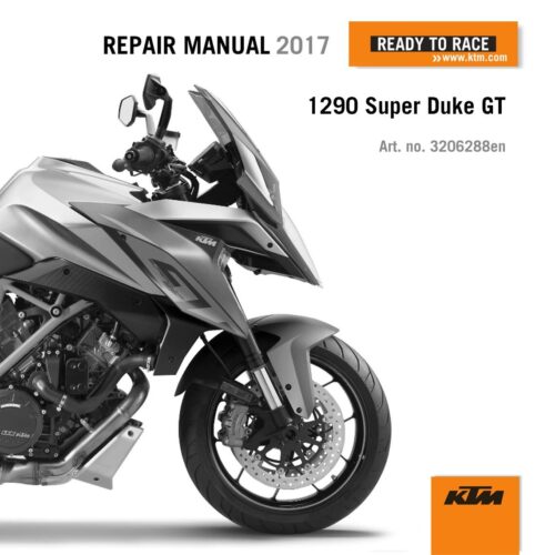 KTM 1290 Super Duke GT Service manual 2017
