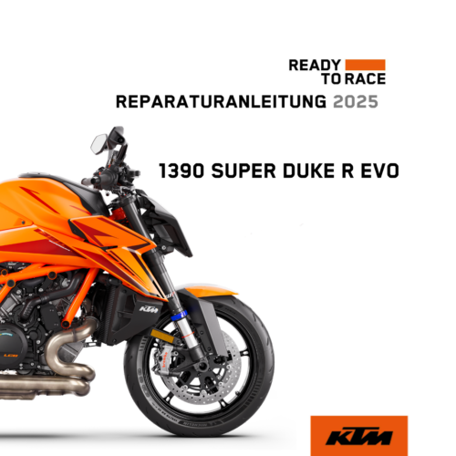 KTM 1390 Super Duke R EVO Reparaturanleitung 2025 Pdf