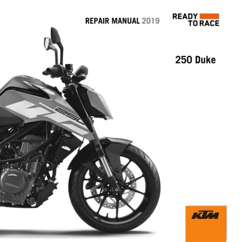 KTM 250 Duke 2019 Service manual Pdf