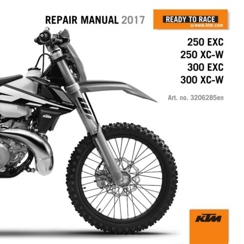 KTM 250 EXC 300 EXC Service manual 2017 Pdf
