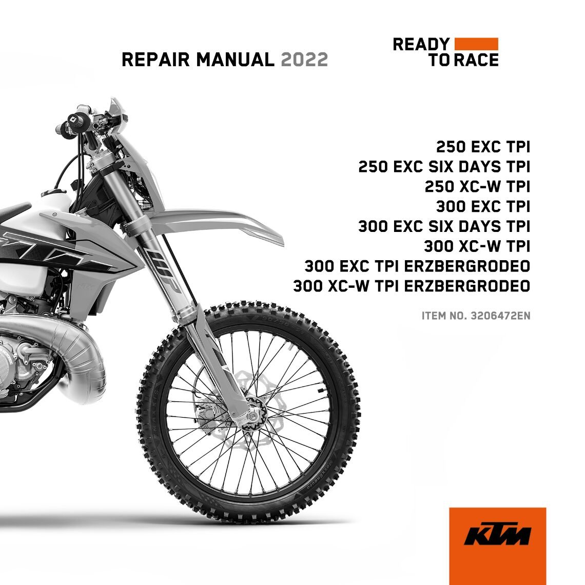 KTM 250 EXC Six Days TPI Service manual 2022 Pdf