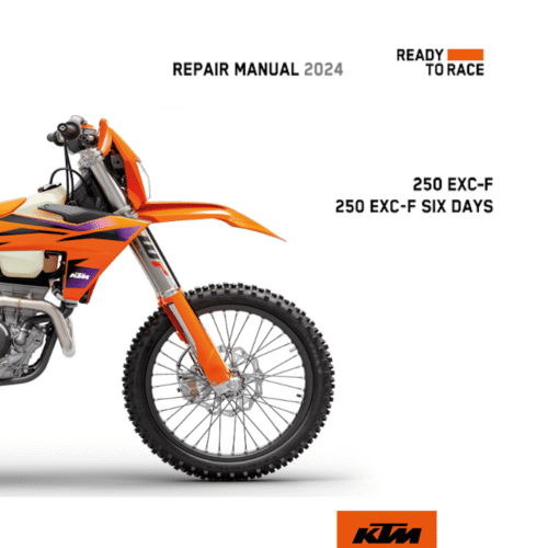 KTM 250EXC-F 250EXC-F Six Days Repair Manual 2024 Pdf