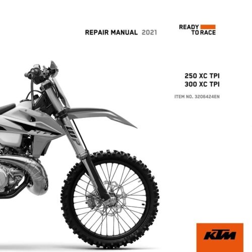 KTM 250XC TPI Service manual 2021 Pdf