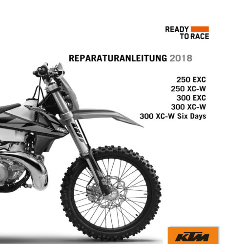 KTM 300 XC-W SIX DAYS Reparaturanleitung 2018 Pdf