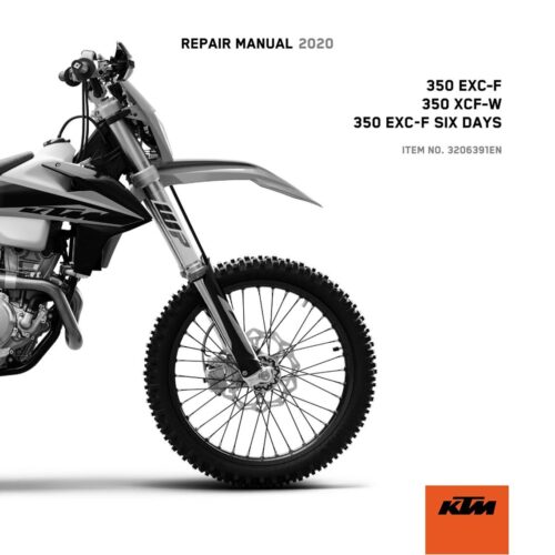 KTM 350 EXC-F Six Days Service manual 2020 Pdf