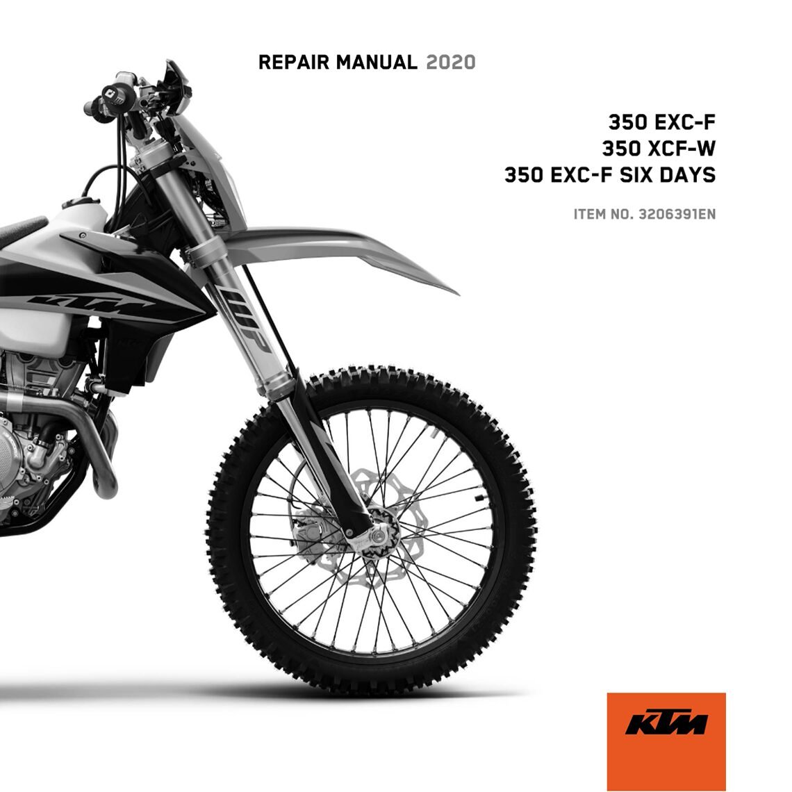 KTM 350 EXC-F Six Days Service manual 2020 Pdf