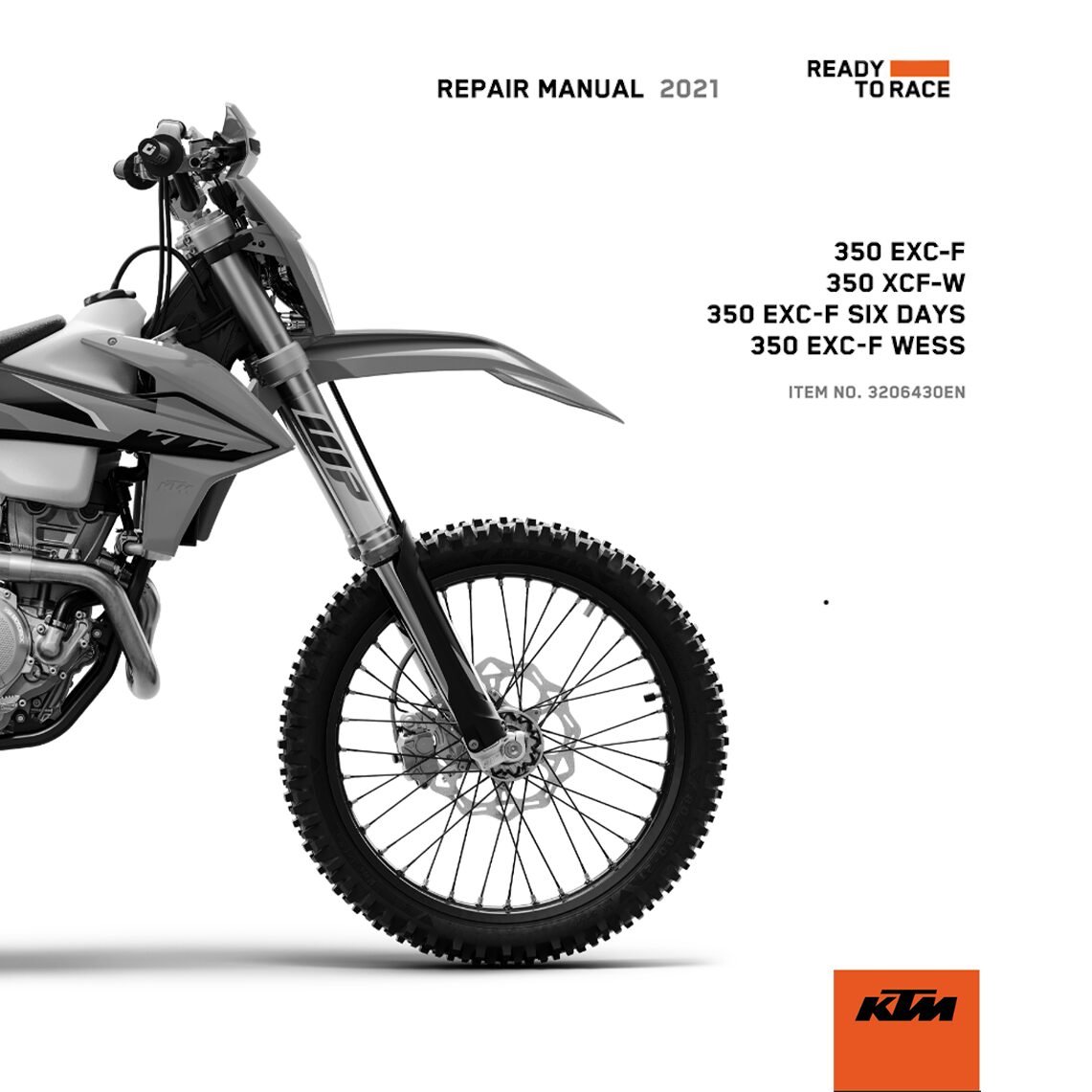 KTM 350 EXC-F SIX DAYS Service manual 2021 Pdf