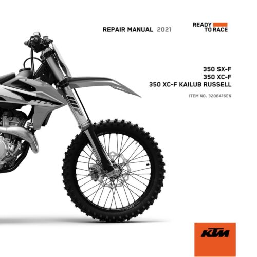KTM 350 SX-F Service manual 2021 Pdf