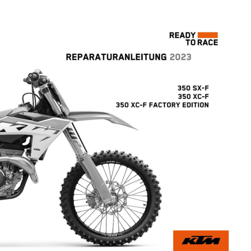 KTM 350 XC-F FACTORY Reparaturanleitung 2023 Pdf