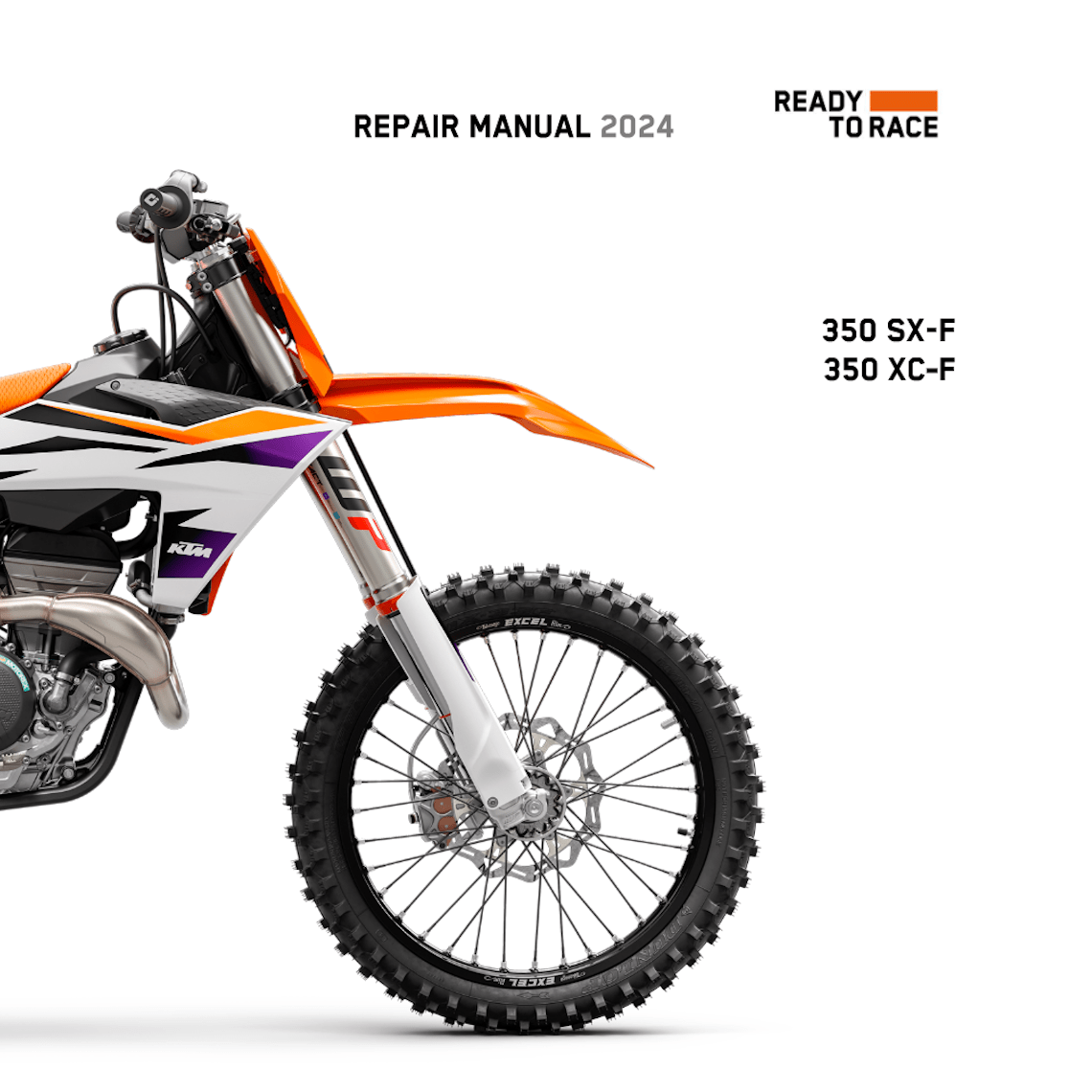 KTM 350SX-F 350XC-F Service manual 2024 Pdf