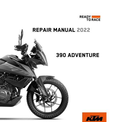 KTM 390 Adventure Repair manual 2022 Pdf