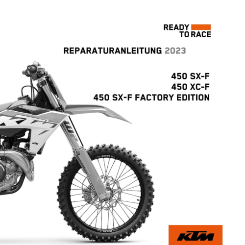 KTM 450 SX-F Reparaturanleitung 2023 Pdf