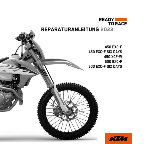 KTM 450 XCF-W Reparaturanleitung 2023 Pdf