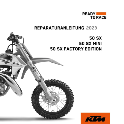 KTM 50 SX Factory Edition Reparaturanleitung 2023 Pdf