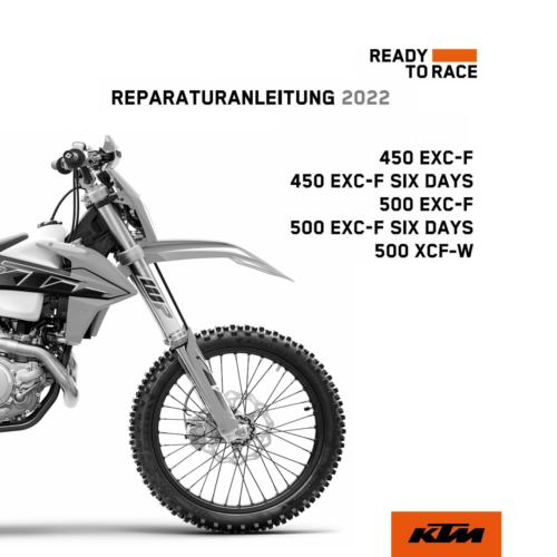 KTM 500 XCF-W Reparaturanleitung 2022 Pdf