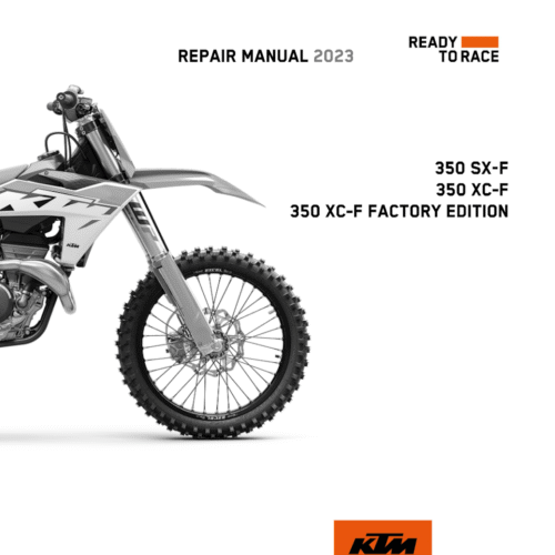 KTM 350SX-F 350XC-F Repair manual 2023