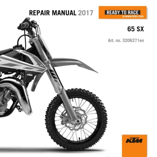 KTM 65 SX 2017 Repair manual Pdf