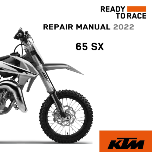 KTM 65 SX Repair manual 2022 Pdf