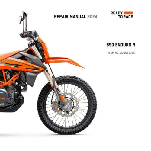 KTM 690 Enduro R EU Service manual 2024 Pdf