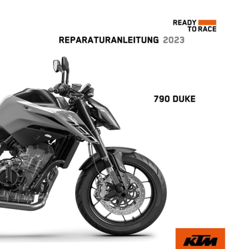 KTM 790 Duke Reparaturanleitung 2023 Pdf