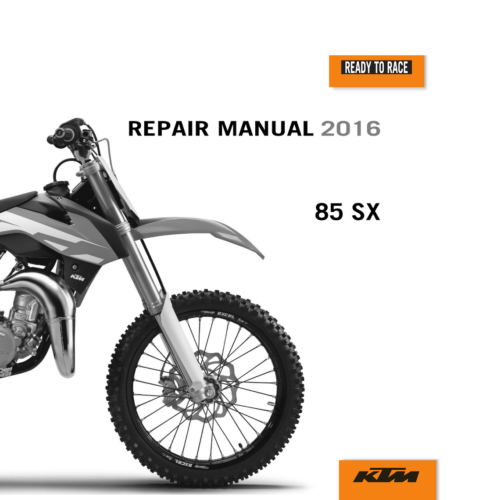 KTM 85 SX Repair manual 2016