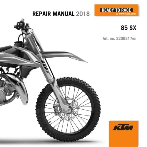 KTM 85 SX Service manual 2018