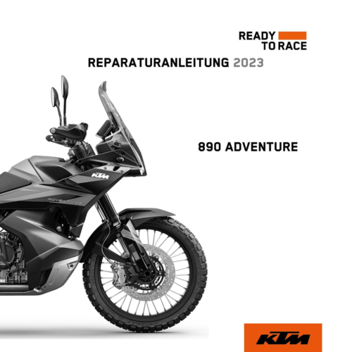 KTM 890 Adventure Reparaturanleitung 2023 Pdf