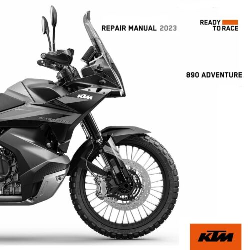KTM 890 Adventure Service manual 2023 Pdf