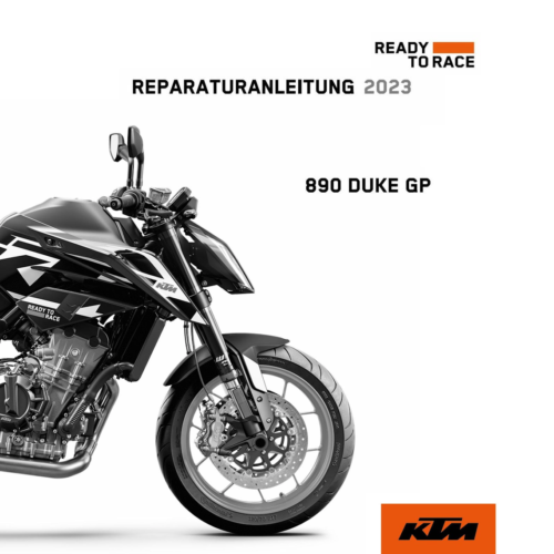 KTM 890 DUKE GP Reparaturanleitung 2023 Pdf
