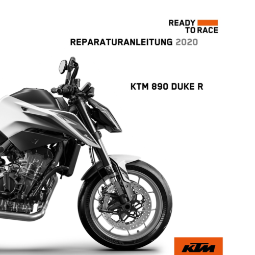 KTM 890 Duke R Reparaturanleitung 2020 Pdf