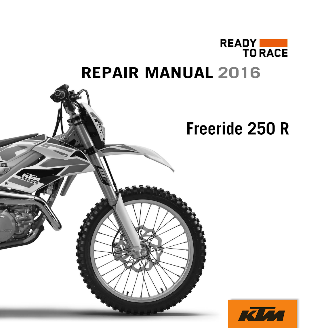 KTM Freeride 250 R Repair manual 2016 Pdf