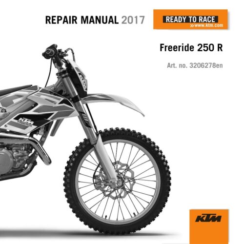 KTM Freeride 250 R Service manual 2017 Pdf