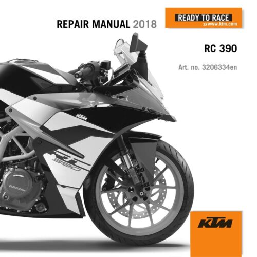 KTM RC 390 Service manual 2018 Pdf