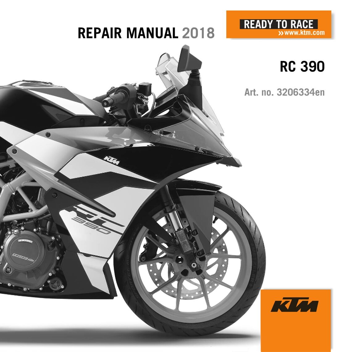 KTM RC 390 Service manual 2018 Pdf