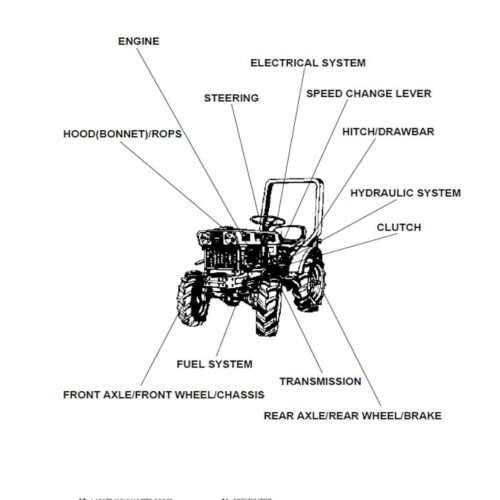 Kubota B6000 Spare parts list Pdf